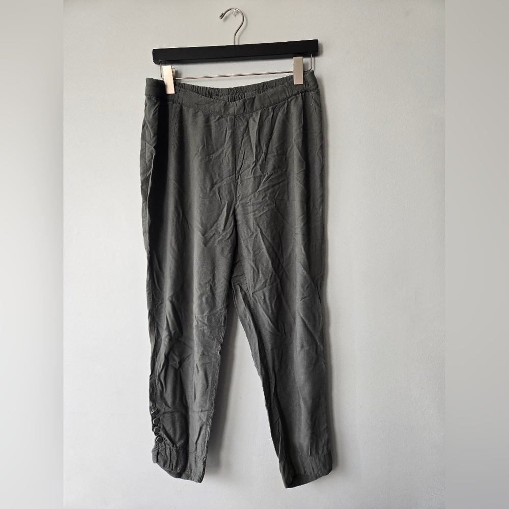 Zeen 100% Cotton Girls Gray Pants 10